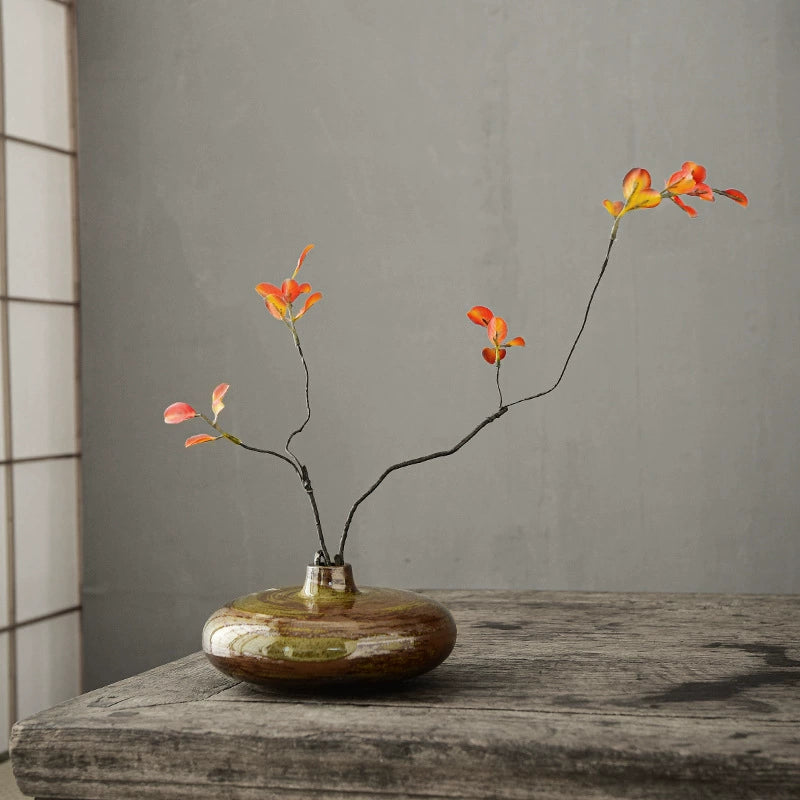 Japanese Stoneware Zen Vase