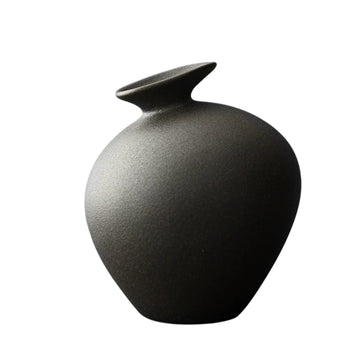 Japanese Stoneware Zen Vase