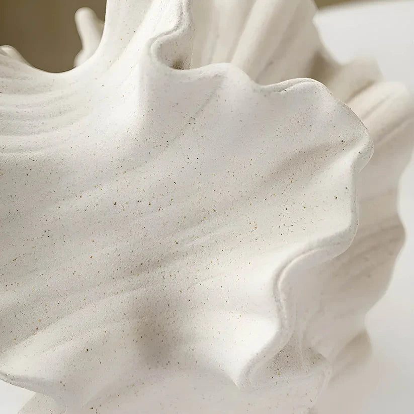 Abstract Wavy Ceramic Vase