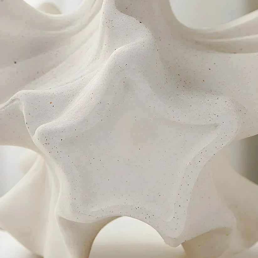 Abstract Wavy Ceramic Vase