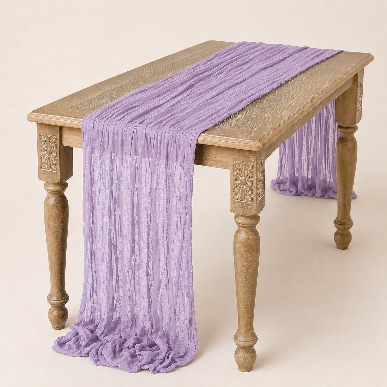 Sheer Table Runner – Lightweight Table Drape