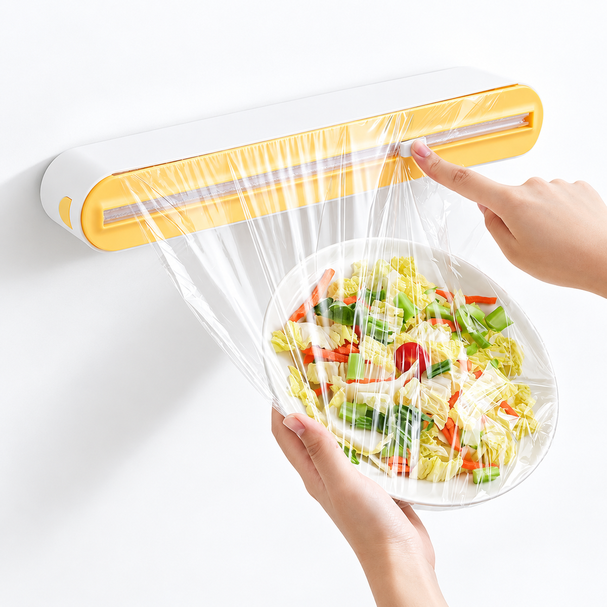 Magnetic Kitchen Wrap Cutter – Easy-Cut Dispenser