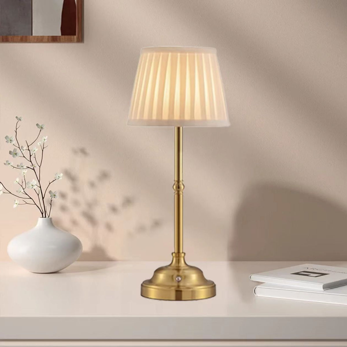 Cordless Classic Table Lamp – Rechargeable Touch Lamp