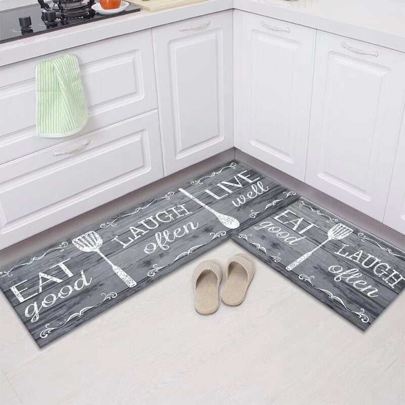 Eat Laugh Live Kitchen Floor Mat