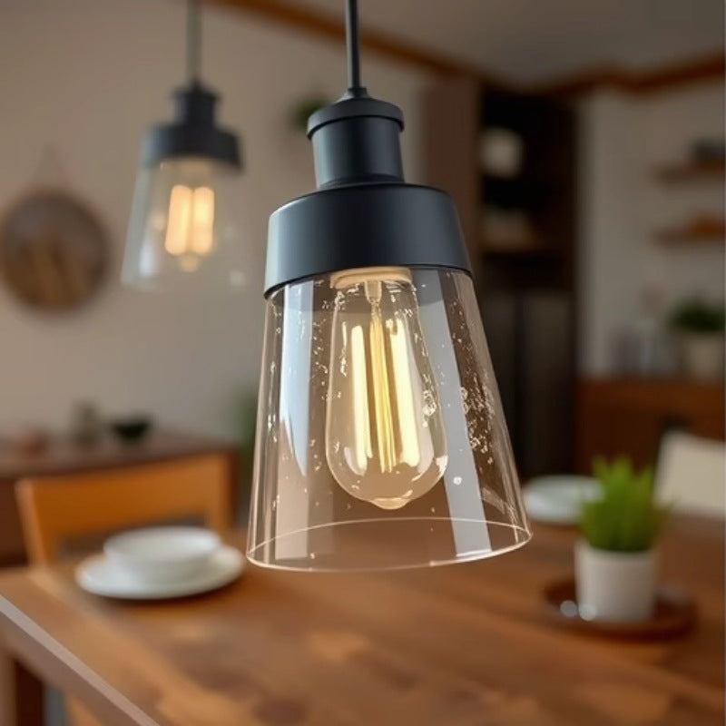 Seeded Glass Ceiling Light