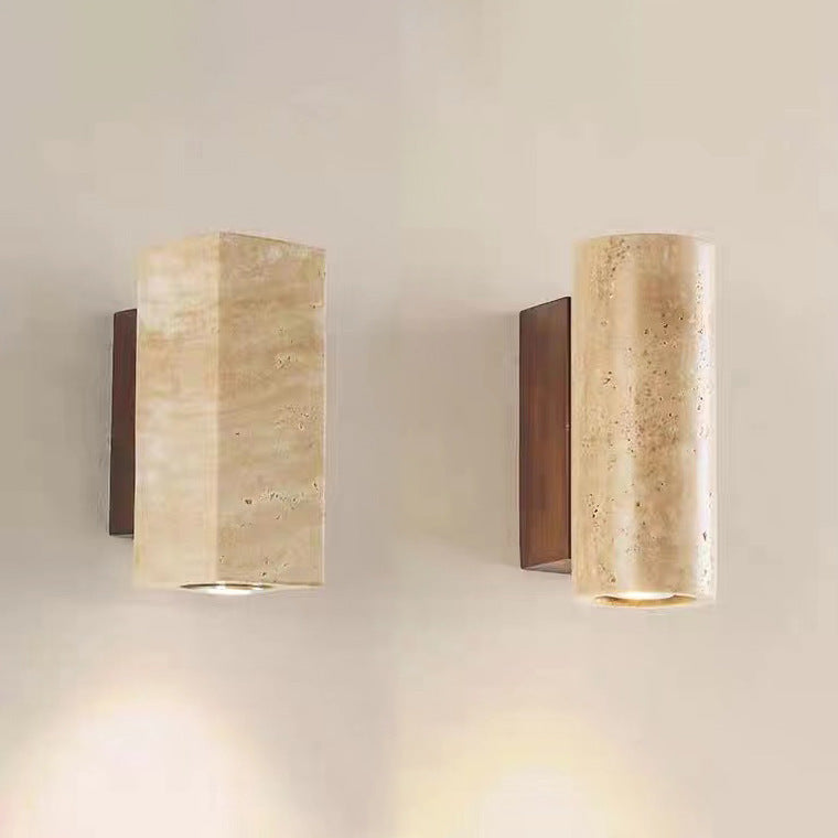 Travertine Wall Sconce