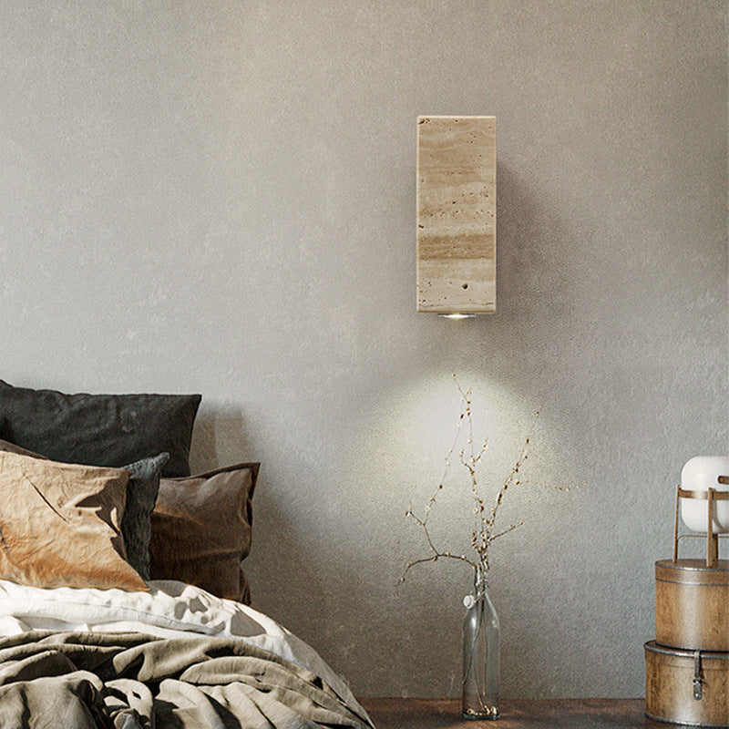 Travertine Wall Sconce