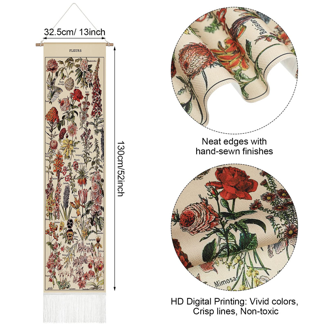 Botanical Wall Hanging Tapestry