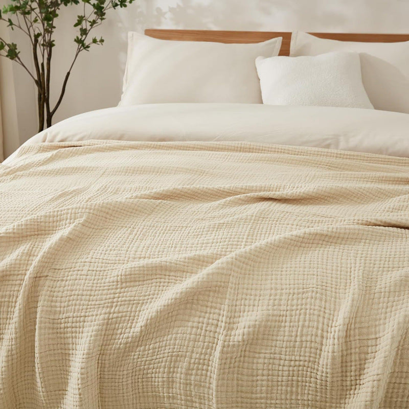 Cotton Muslin Throw Blanket - Soft Gauze Blanket