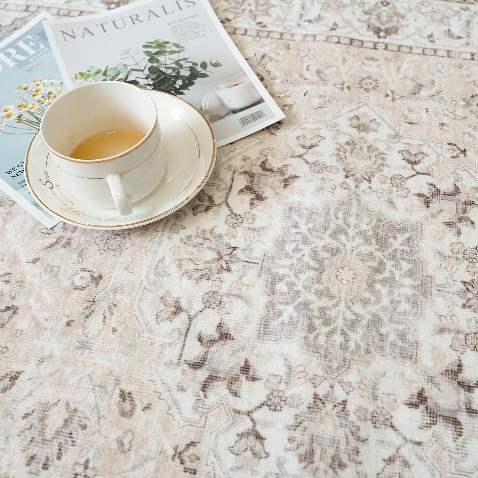 Vintage Persian Washable Non-Slip - Runner Rug