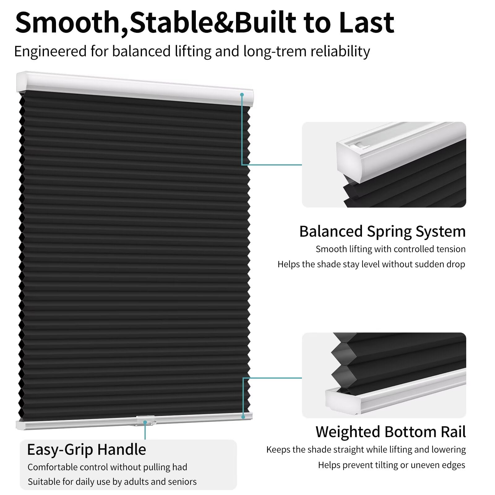 Cordless Honeycomb Window Shades