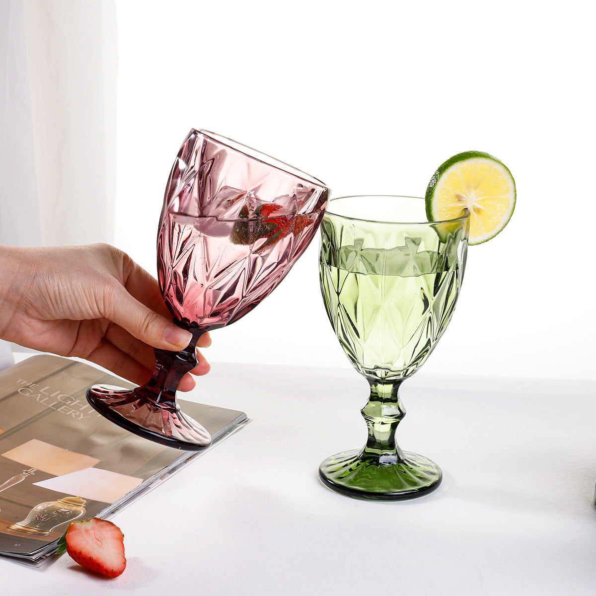 Vintage European Style Goblet Glass