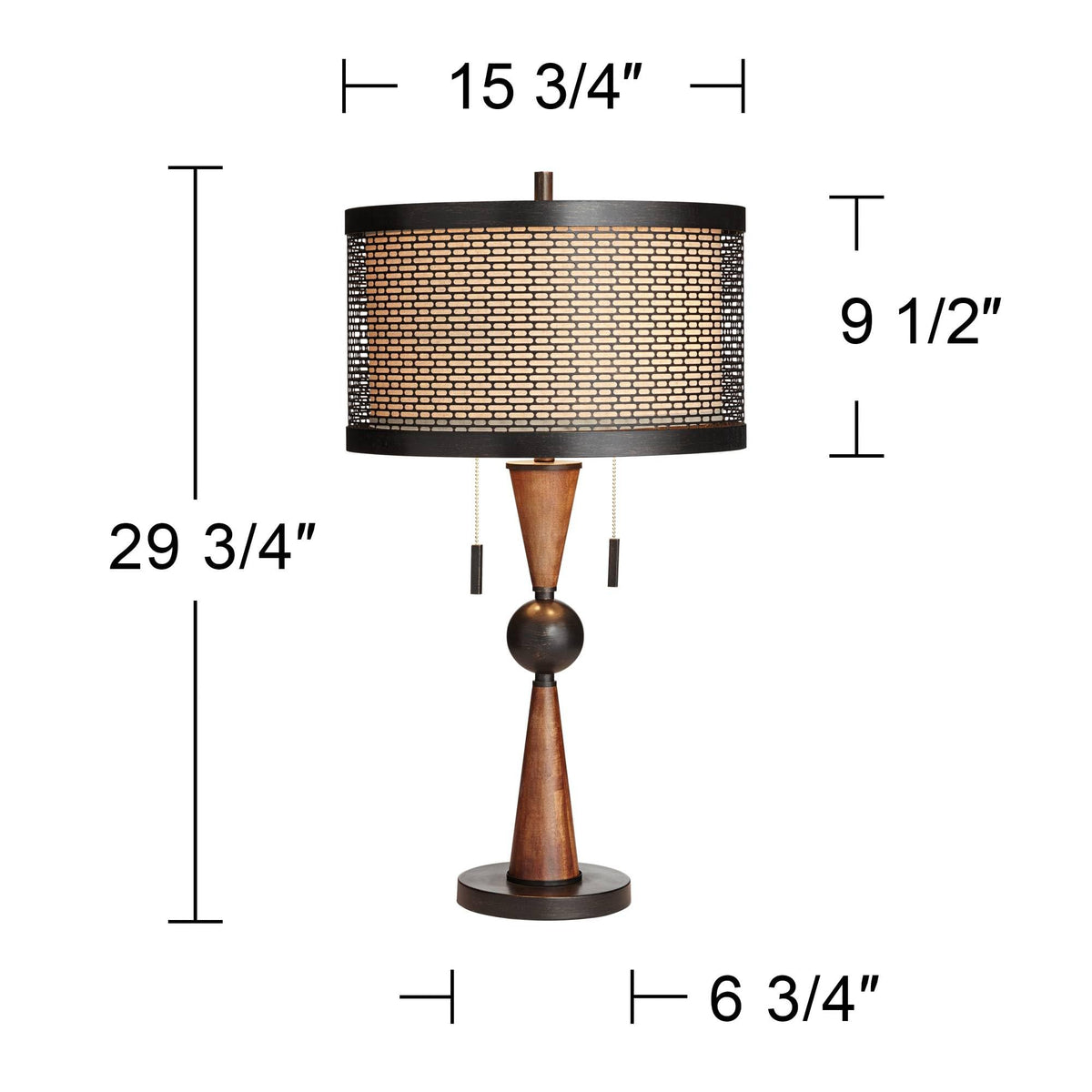 Wabi-Sabi Rattan Table Lamp - Woven Shade