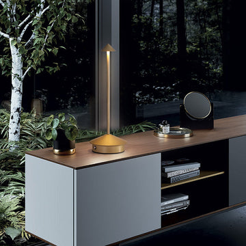 Cone Shade Wireless Table Lamp