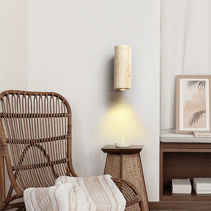 Travertine Wall Sconce
