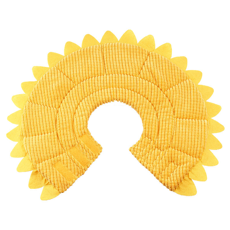 Sunflower Recovery Cone for Pets