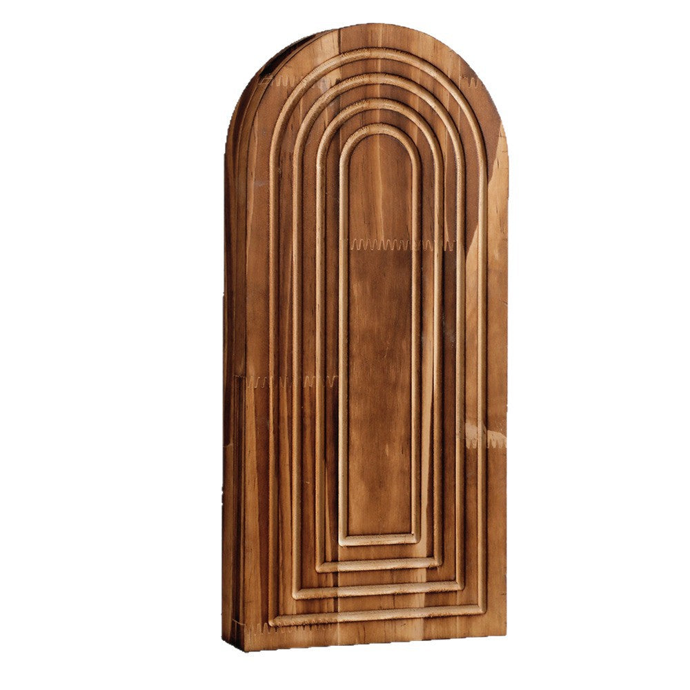 Arch Wooden Wall Vase Set of 2