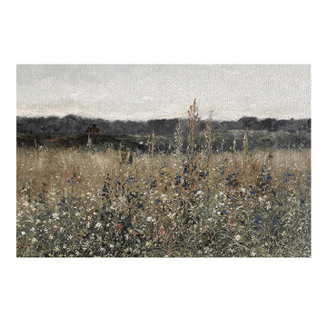 Vintage Meadow Landscape Wall Art