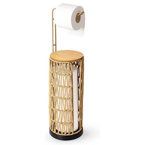 Boho Toilet Paper Storage Stand