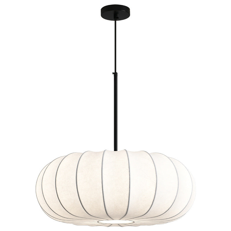 Wabi Sabi Silk Pendant Light - Pumpkin Shade