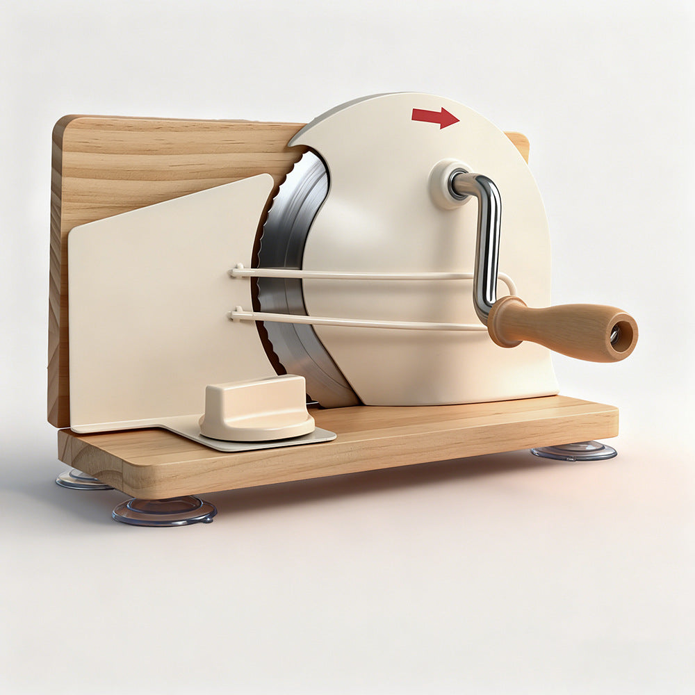 Manual Sourdough Slicer – Hand Crank Design