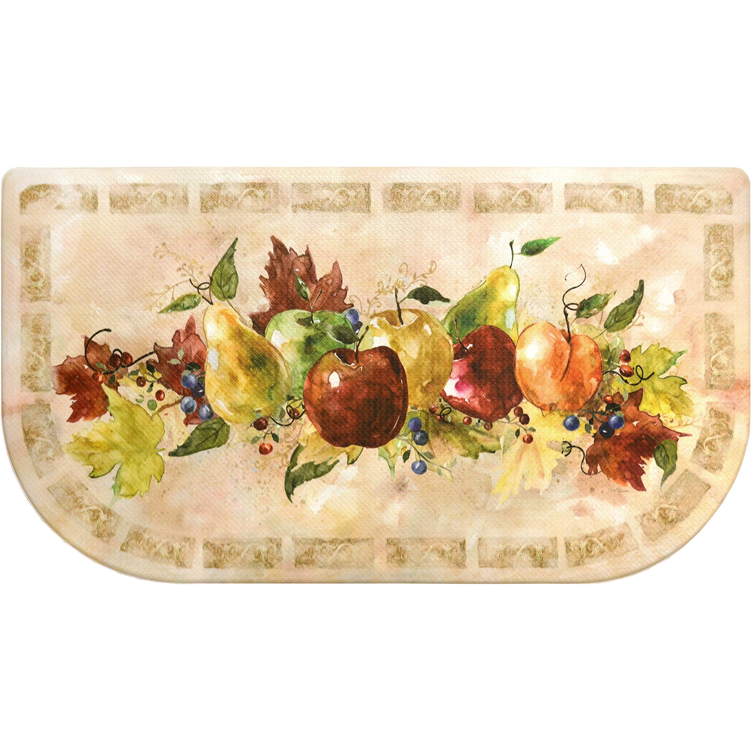 Farmhouse Fruit Kitchen Mat - Cushioned Comfort