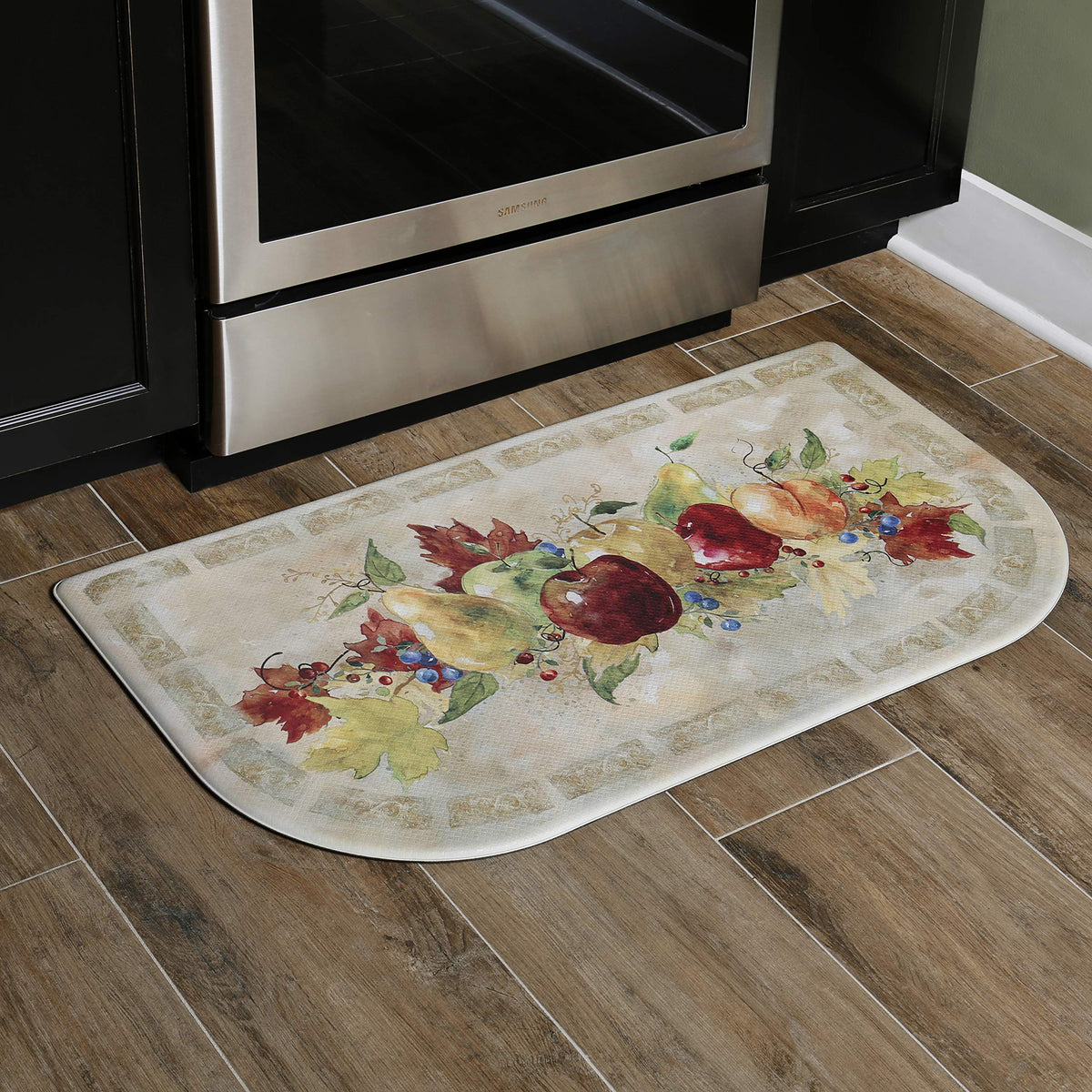 Farmhouse Fruit Kitchen Mat - Cushioned Comfort
