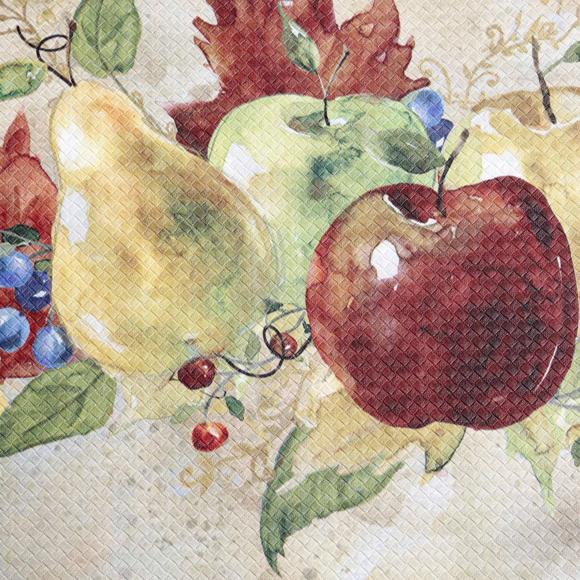 Farmhouse Fruit Kitchen Mat - Cushioned Comfort