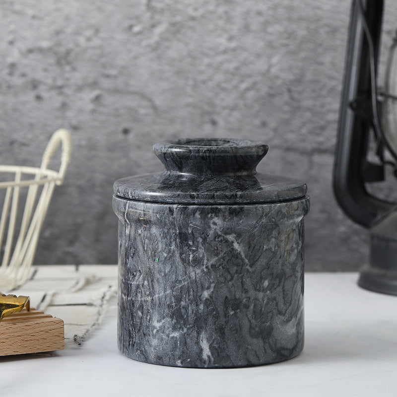 Natural Marble Butter Keeper