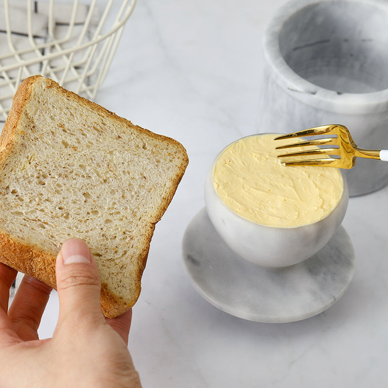 Natural Marble Butter Keeper