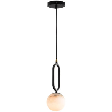Natural Marble Globe Pendant Light