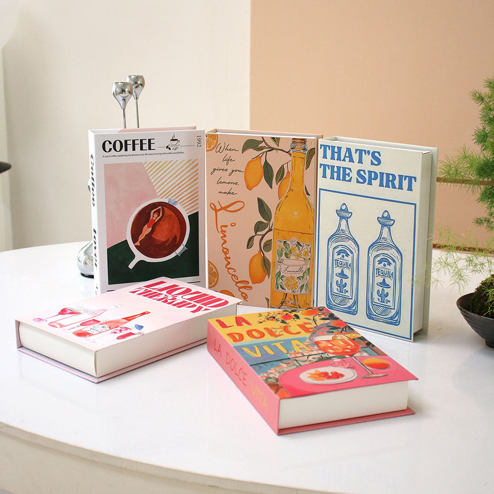 Minimalist Nordic Faux Decorative Books | Coffee Table & Shelf Display
