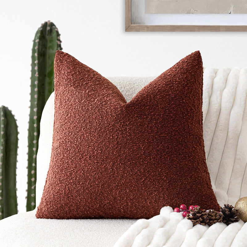 Bouclé Textured Cushion Cover