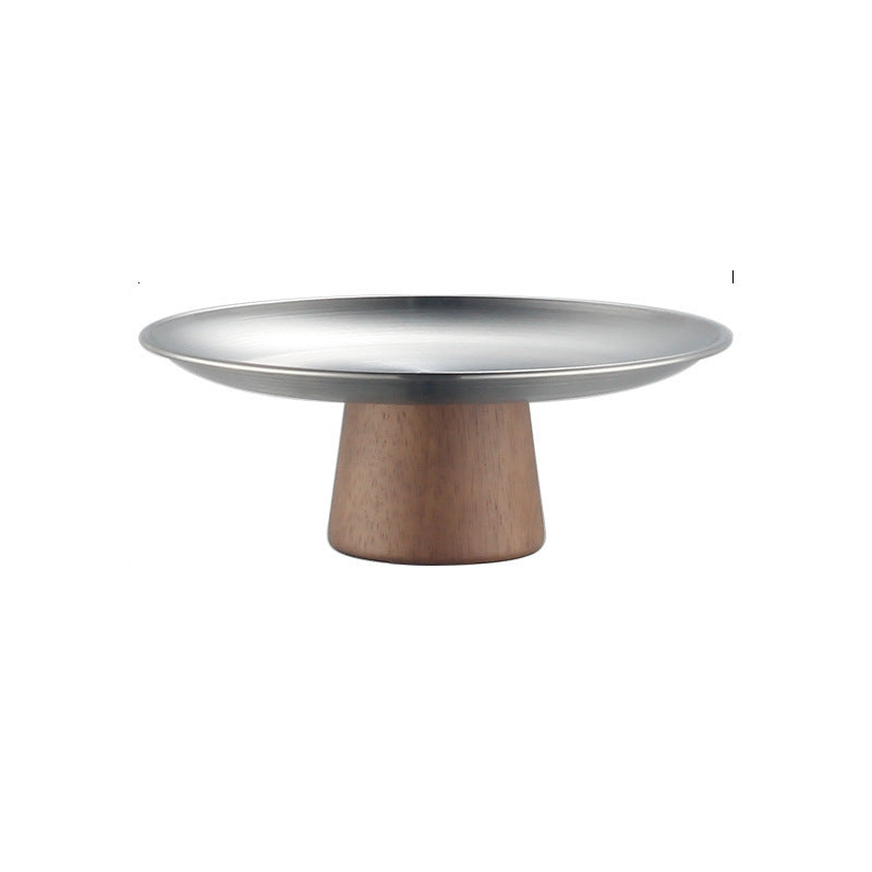 Stainless Steel High-Foot Dessert Tray