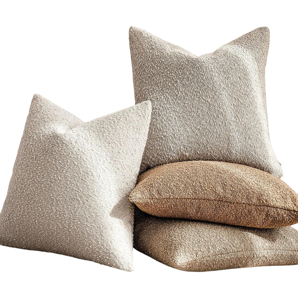 Bouclé Textured Cushion Cover