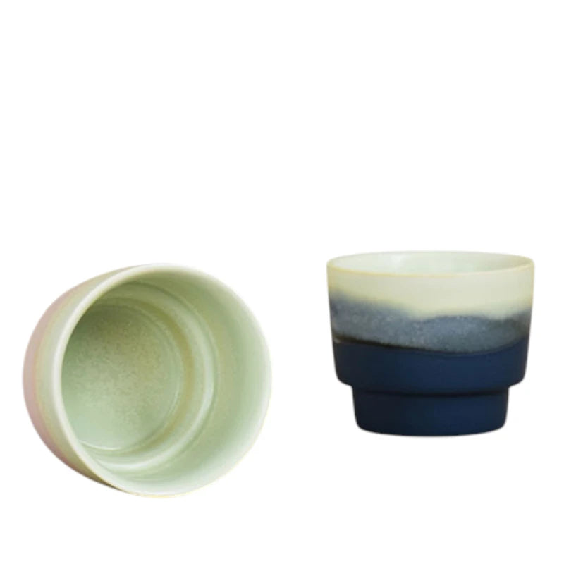 Handmade Kiln-Change Ceramic Mug | 170 ml Coffee Cup