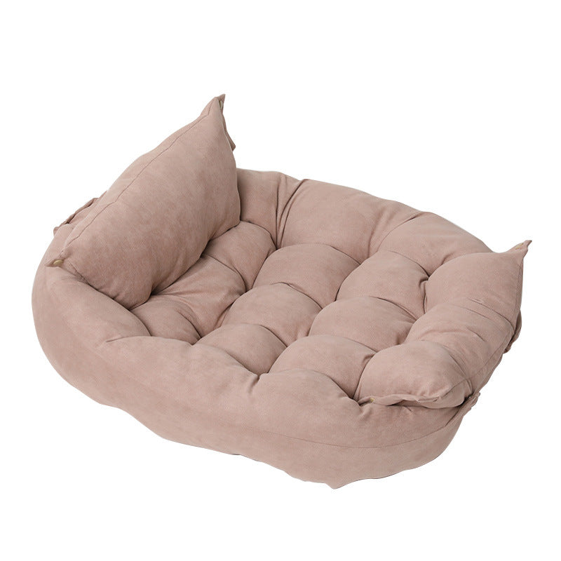Cozy Cloud | Multi-Functional Pet Bed – Ultra-Soft, Foldable & Supportive