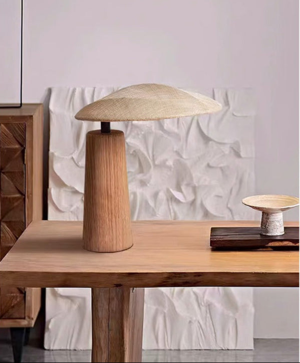 Wood & Linen Harmony Lamp
