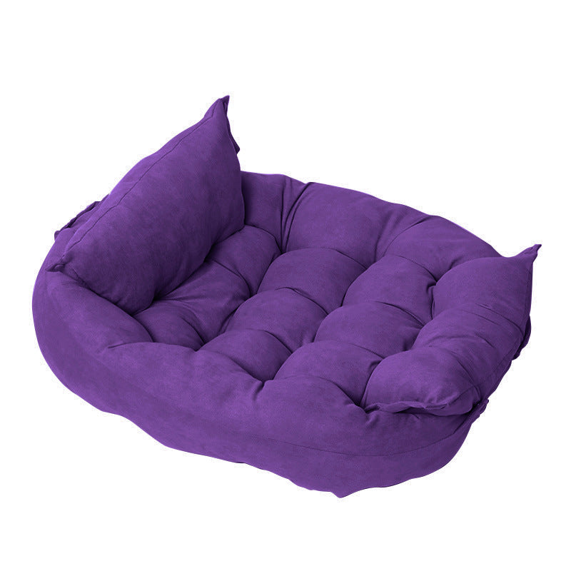 Cozy Cloud | Multi-Functional Pet Bed – Ultra-Soft, Foldable & Supportive