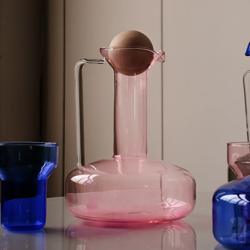 Swan Glass Carafe – 1.5L Nordic Borosilicate Water Pitcher