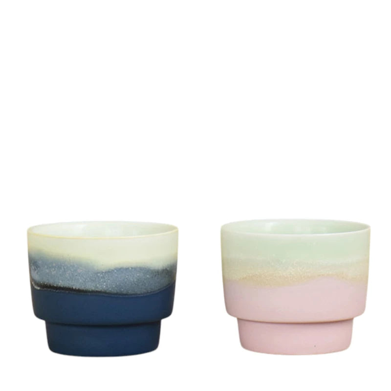 Handmade Kiln-Change Ceramic Mug | 170 ml Coffee Cup