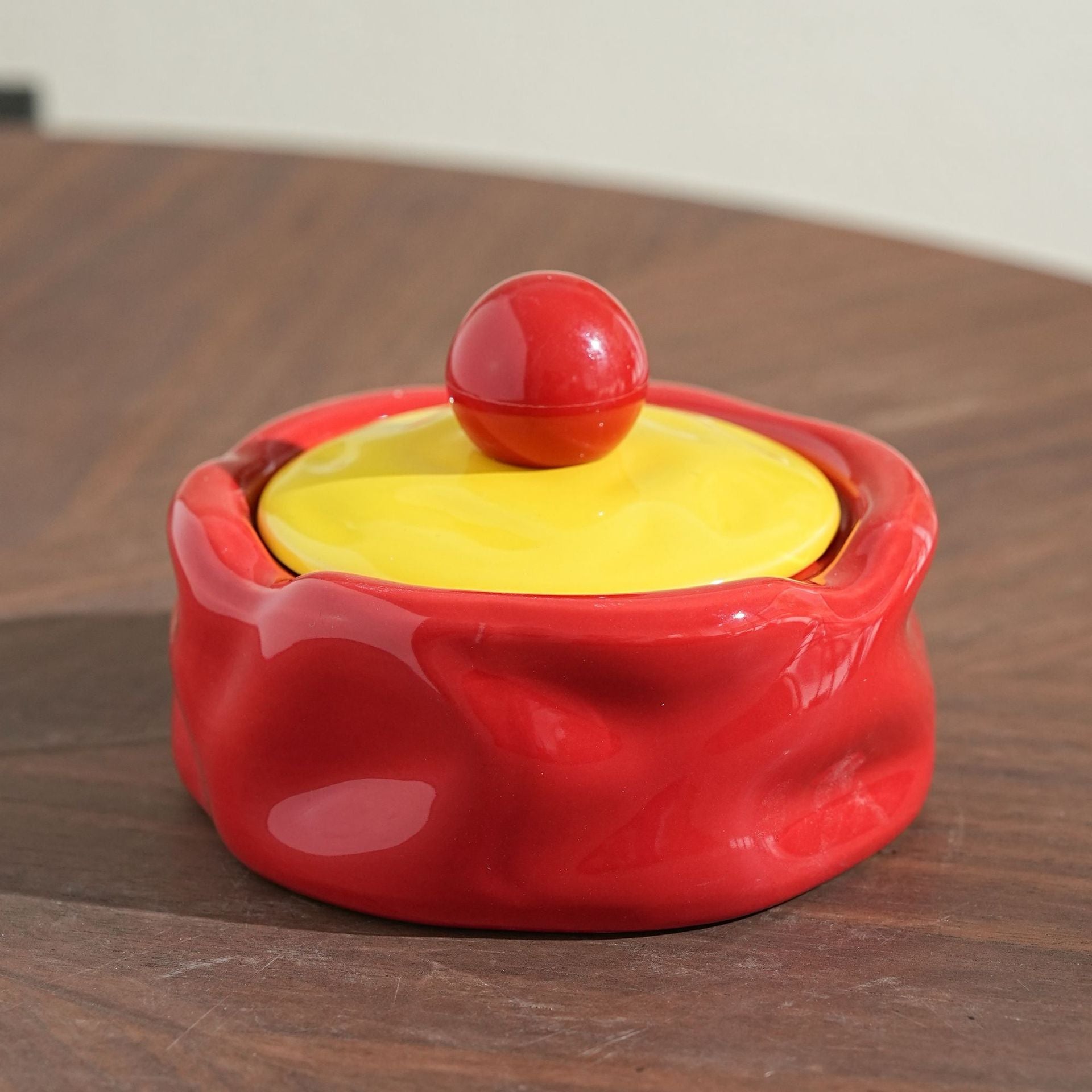 Ceramic Ashtray with Lid