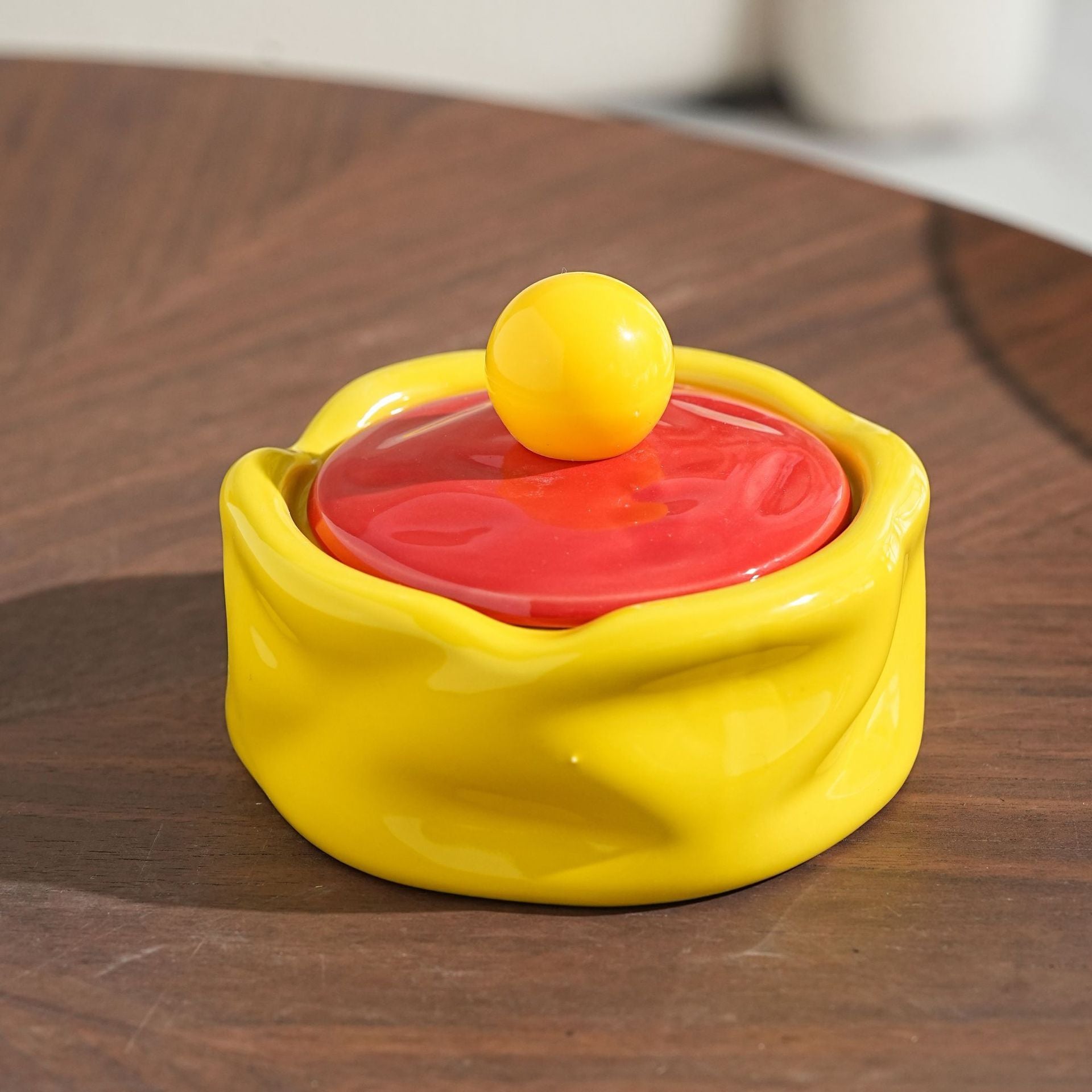 Ceramic Ashtray with Lid