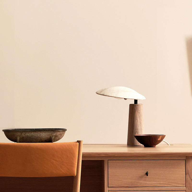 Wood & Linen Harmony Lamp