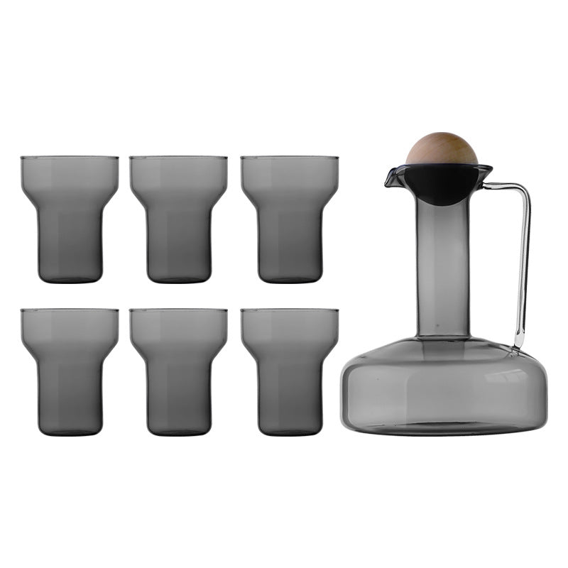 Swan Glass Carafe – 1.5L Nordic Borosilicate Water Pitcher