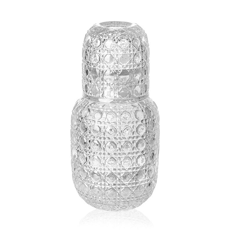 Diamond Glass Water Kettle Set