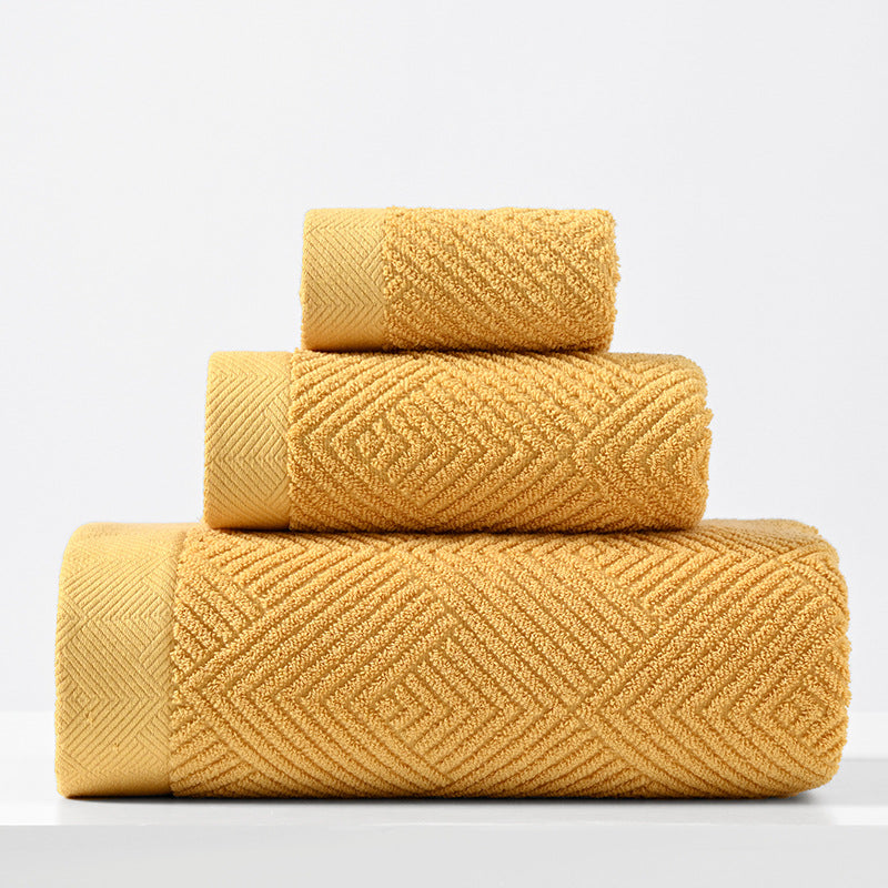 Geometric Towel Set – Bath, Hand & Face Towels