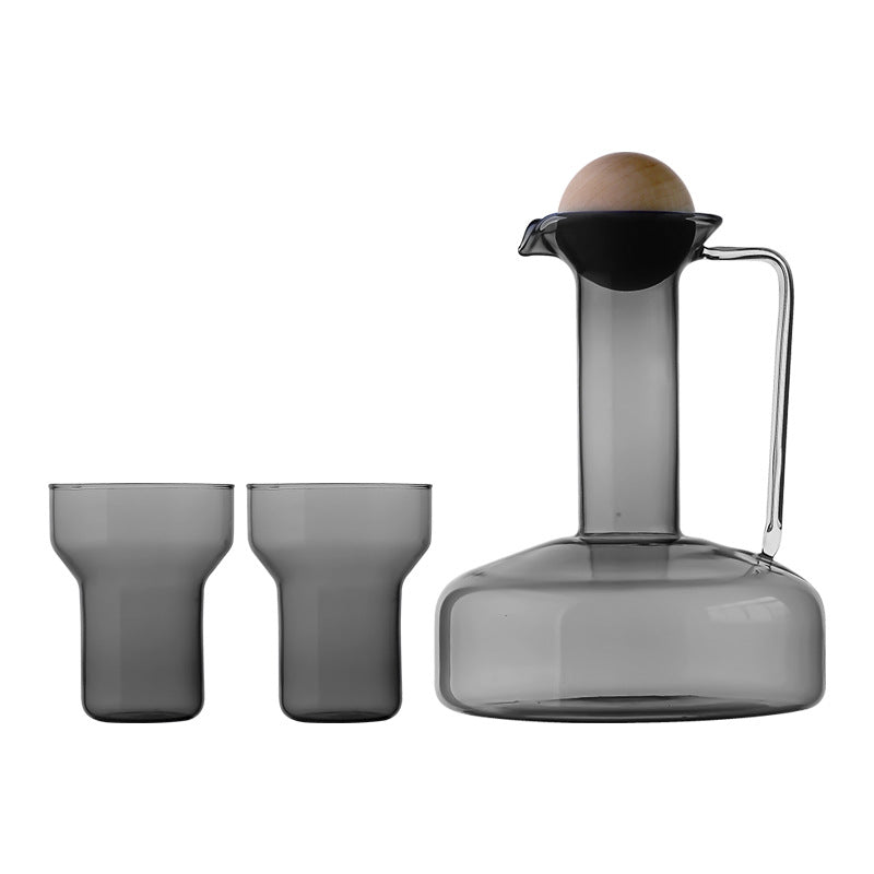 Swan Glass Carafe – 1.5L Nordic Borosilicate Water Pitcher