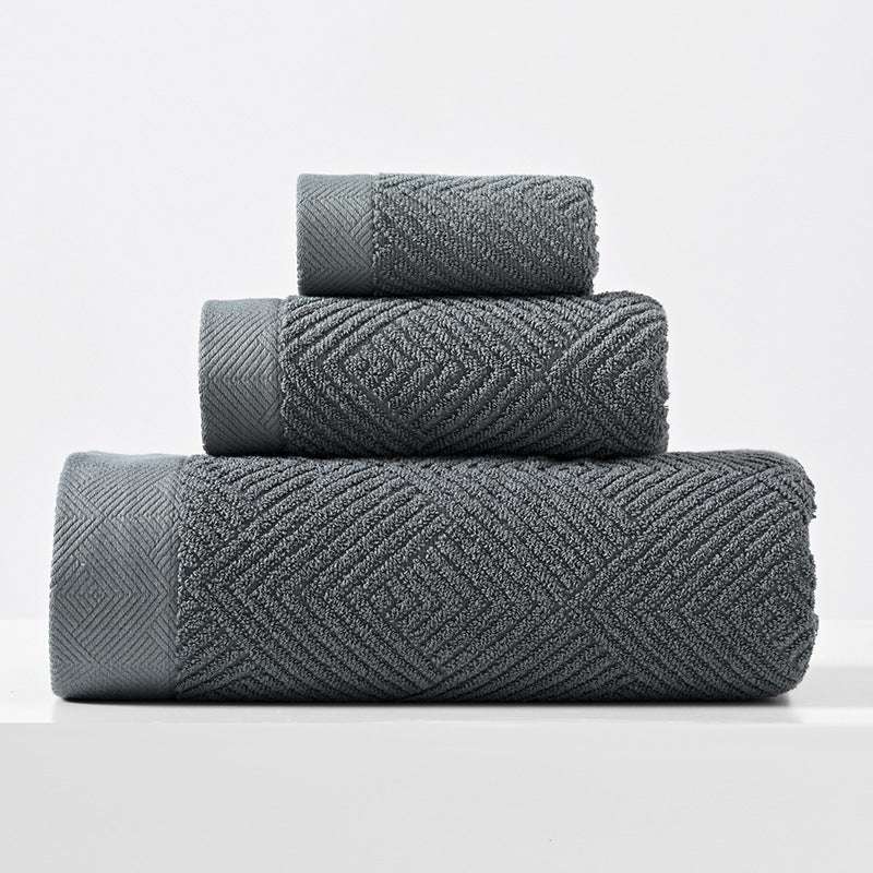 Geometric Towel Set – Bath, Hand & Face Towels