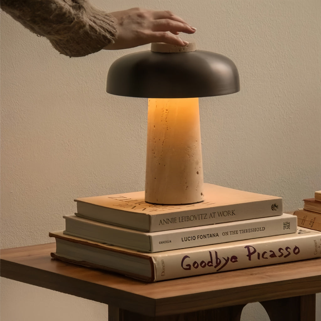 Stone & Bronze Harmony Lamp